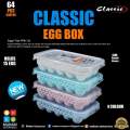Classic Eggs Tray with Lid - capacity 15 egg - Pure High Quality plastic eggs tray. 