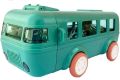 Cute Bus Shaped Water Bottle With Straw. 