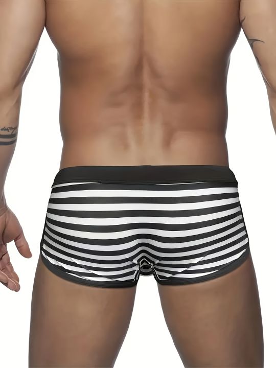 Comfortable%20swimsuit/clothing/swimsuit,%20men's%20quick%20drying%20stripe%20design,%20suitable%20for%20beaches%20and%20hot%20springs%20-%20Image%202