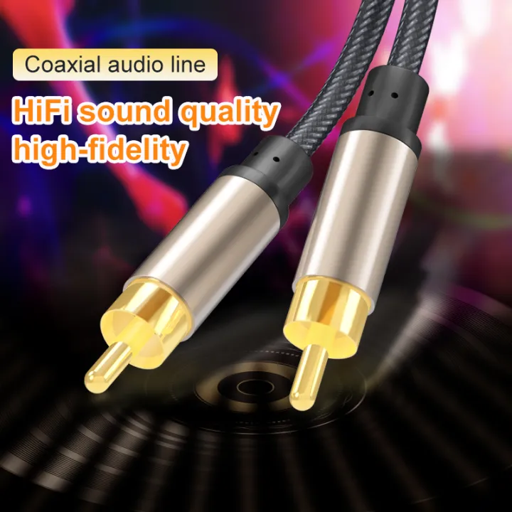 HiFi%205.1%20SPDIF%20Coaxial%20Cable%201m%201.5m%202m%203m%205m%208m%2010m%20Video%20Cable%20for%20TV%20Amplifier%20Speaker%20Soundbar%20-%20Image%204