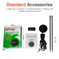 Motorcycle painel digital moto universal temperature clock Mini full screen thermometer 4 in 1 Touch screen meter. 