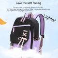 Teenagers Cute Schoolbag Shoulder Backpack Nylon Fabric Girls, Large Capacity Splash-Proof. 