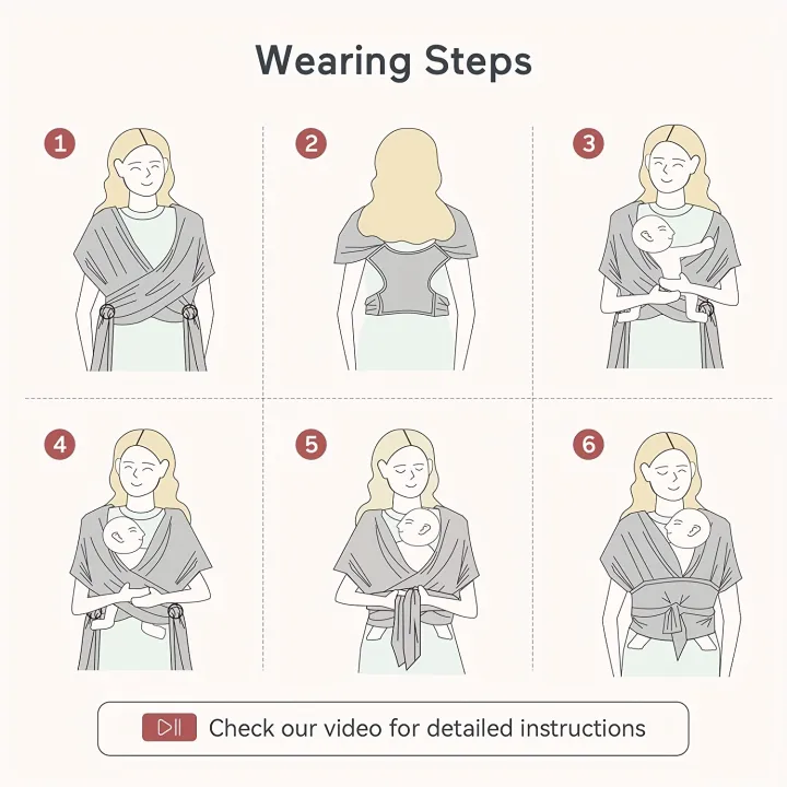 Wrap%20Baby%20Carrier%20Original%20Stretchy%20Infant%20Sling%20Perfect%20for%20Newborn%20Babies%20and%20Children%20Up%20To%2041%20Lbs%20-%20Image%202