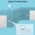 Mini 16A WiFi Switch Works with Tuya Smart Life App 2 Way Control Smart Home Automation Module Interruptor Work for Alexa .