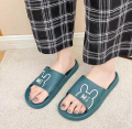 Stylish and comfortable soft-soled home slippers. 