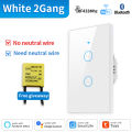 TNCE Tuya WiFi/Zigbee Smart Light Switch Neutral Wire/No Neutral Wire Required Wall Touch Switch Work with Alexa  Home. 