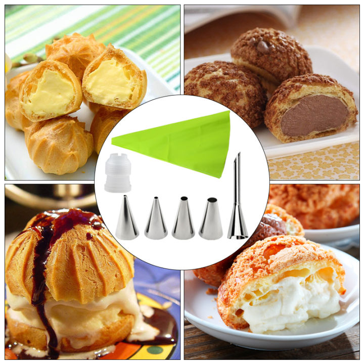 FAISDU%20Silicone%20Reusable%20Bag%20Set%20Kitchen%20Stainless%20Nozzle%20DIY%20Cake%20Icing%20Piping%20Cream%20Cake%20Decorating%20Tools%20Baking%20Accessories%20-%20Image%202