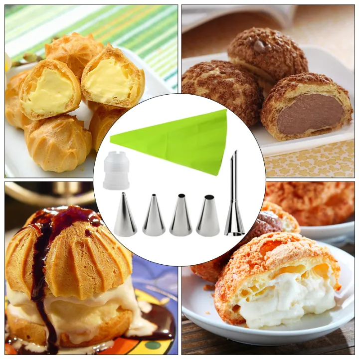 FAISDU%20Silicone%20Reusable%20Bag%20Set%20Kitchen%20Stainless%20Nozzle%20DIY%20Cake%20Icing%20Piping%20Cream%20Cake%20Decorating%20Tools%20Baking%20Accessories%20-%20Image%202