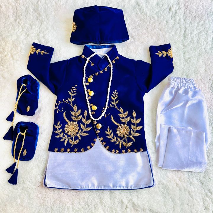 Free%20Moti%20Mall%20/%20Baby%20Boy%20Rice%20Feeding%20Pasni%20Dress%20-%20Image%207