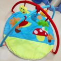 2 in 1 Play Gym Mat for Babies | Baby Playing Activity with 5 Hanging Toys,  Baby Crawling Mats for New Born | Indoor Play Mat for Babies 0 to 12 Months Boys Girls. 