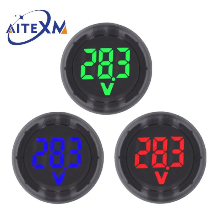DC5-100V%20Digital%20Voltmeter%20LED%20Digital%20Display%20Circular%20Voltmeter%20Car%20Voltage%20Current%20Meter%20Volt%20Detector%20Tester%20Monitor%20Panel%20-%20Image%202
