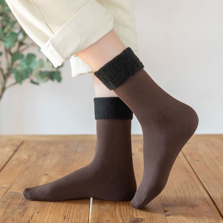 1/5/10%20Pairs%20Men%20Women%20Winter%20Thicken%20Warm%20Short%20Socks%20Thermal%20Cashmere%20Wool%20Socks%20Nylon%20Snow%20Velvet%20Boots%20Home%20Floor%20-%20Image%205