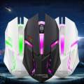 USB Gaming Mouse Mice, Light Up Mouse Optical Sensor, for Gaming Computer, Desktop Laptop PC Tablet Office Universal - black. 