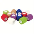 3Pcs Portable Elastic Self-adhesive Bandage, Breathable Sports Non-woven Wrap Finger Tape For Wrist Ankle Elbow Shoulder. 