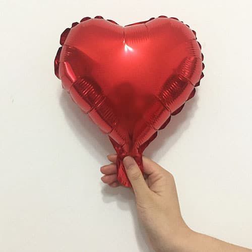 Mini Heart Shaped Foil Balloons 10 inches