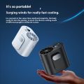 New Portable Mini Hanging Waist Fan usb Charging Creative Outdoor Lazy Hiking Fans. 