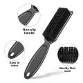 Barber Neck Duster Brush Sets Plastic Handle Hairdressing Soft Hair Cleaning Brush Head Shape Carving Cleaning Brush.