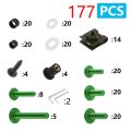 177pcs Fairing Bolts Motorcycle Screws Body Screws Nuts For kawasaki z750 z900 z1000 z800 versys 650 er6n ninja 400 300 z1000sx. 