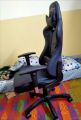 COMHOMA Gaming Chair with Pocket Spring Lumbar Support, Ergonomic Office Chair with Footrest, Executive Desk Chair with Outward Fixed Soft Armrests, Computer Chair with High Back, Black. 