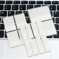 Clear Semi-Transparent Sticky Tabs, Self-Stick Page Markers, Practical Stationery for Note Taking & Document Organization.