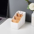 Remote Control Organizer TV Remote Holder For Table Multipurpose Desktop Storage Box Bedroom Living Room Organizer.