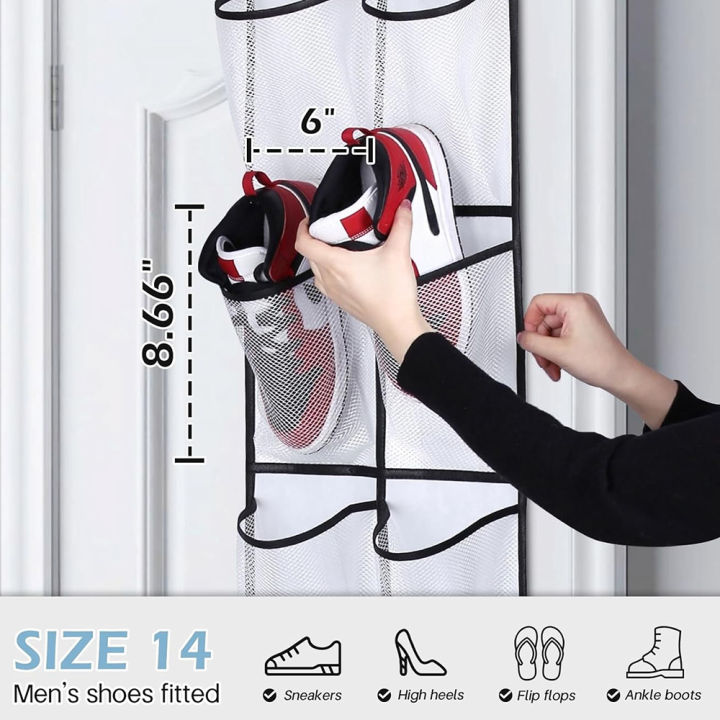 12%20Pockets%20Over%20the%20Door%20Shoe%20Organizer%20Large%20Mesh%20Pockets%20With%202%20Hooks%20Transparent%20Fabric%20Shoe%20Rack%20Storage%20Bag%20For%20Bedroom%20-%20Image%203
