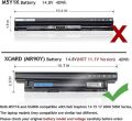 6cell Battery for DEL Inspiron 3542 3421 3721 5421 5521 5721 3521 XCMRD G35K4 LAPTOP BATTERY. 
