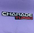 Charade turbo monogram logo, emblem, trademark, sign, mark, symbol, stamp, monogram, motif, badge, design, shield or figure. 