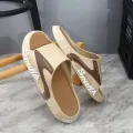 2024 New Summer Super Soft Outdoor Slippers PU Insole Men's And Women's Non-slip Sandals Couple Shoes. 