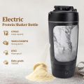 650ml Electric Shaker Bottle Portable Whey Protein Automatic Stirring Blender Multipurpose Juice Mixer Cup Fitness for USB Rechargeable.