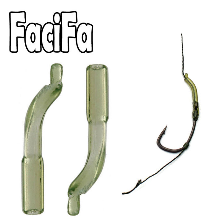 50 or 100 pcs Carp Fishing Accessories D Rig Kickers Hook Line Aligners Sleeve Anti Tangle Sleeve for Hair Ronnie Rig End Tackle