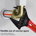 5/6/8 Inch Lightweight Adjustable Wrench Large Opening Short Handle Multi-Function Mini Wrench Plumbing Pipe Bathroom Tools. 