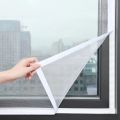 Customizable size anti-mosquito window screen self adhesive window mosquito net summer insect proof door mosquitonet for windows. 