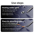 MECHANIC SR20 Desoldering Wire Braid Solder Wick Tin Remover 1.0/1.5/2.0/2.5/3.0/3.5mm for PCB Welding Rework Tools. 