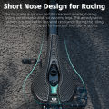 WEST BIKING Short Nose 3D Printed Bicycle Saddle Ultralight T800 Carbon Fiber MTB Road Bike Cushion Professional Racing Saddle. 