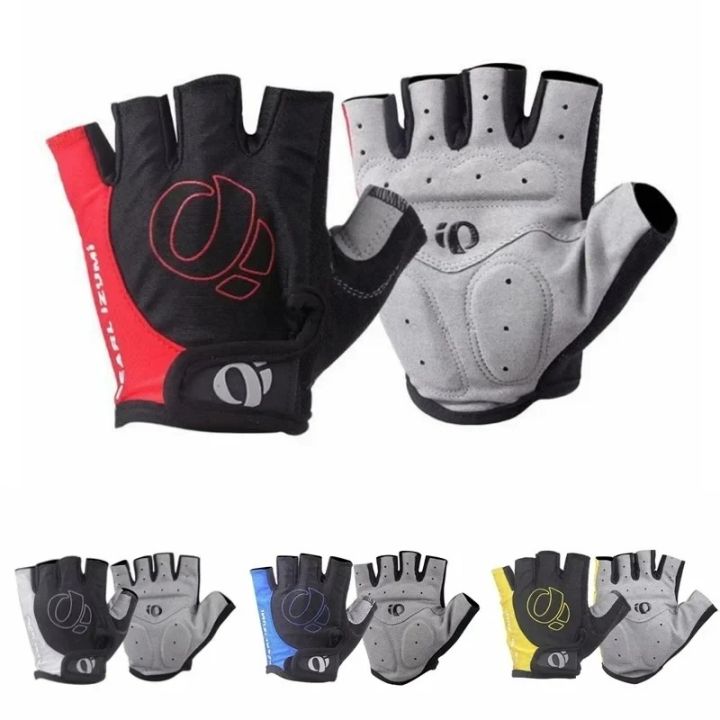 1Pair Cycling Gloves Half Finger Gel Anti-Slip Anti-Sweat Road Bike Gloves For Men Mtb Gloves Half Finger Gel Cycling Equipment
