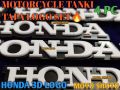 Honda Tanki Tapa Logo 3D Monogram Bike (Complete Set) CD-70 & CG-125. 