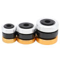 4pcs Aluminum Amplifier Feet Shock Absorber HIFI Amplifier  Feet Turntable Feet Audio Speaker Isolation Feet Pad 40mmx10mm. 