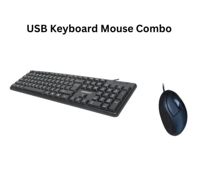 Basic Keyboard Mouse Combo Wired