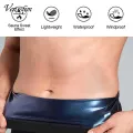 NEW Sweat Sauna Shorts Men's Fat Burning Waist Trainer High Waist Fitness Running Sports Underwear Slimming Pants Body Shapewear. 