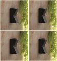 Gesto Wall Lights - 10W IP65 Waterproof Wall Lamp - K Shape Fancy LED Light for Wall - Up & Down Aluminum Wall Lamps - Outdoor Wall Lights for Elevation,Garden & Patio Lights - (Warm White). 
