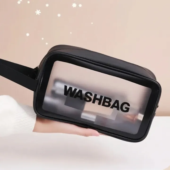 Portable%20Travel%20Wash%20Bag%20Female%20Transparent%20Waterproof%20Makeup%20Storage%20Pouch%20Large%20Capacity%20Cosmetic%20Organizer%20Pu%20Material%20-%20Image%204