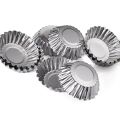 Egg Tart Mould 10Pcs Mini Aluminum Tart Pans Egg Tarts Baking Molds for Cupcakes,Muffins,Cookies,Pies,Tart Tins,Pudding Baking Tools.