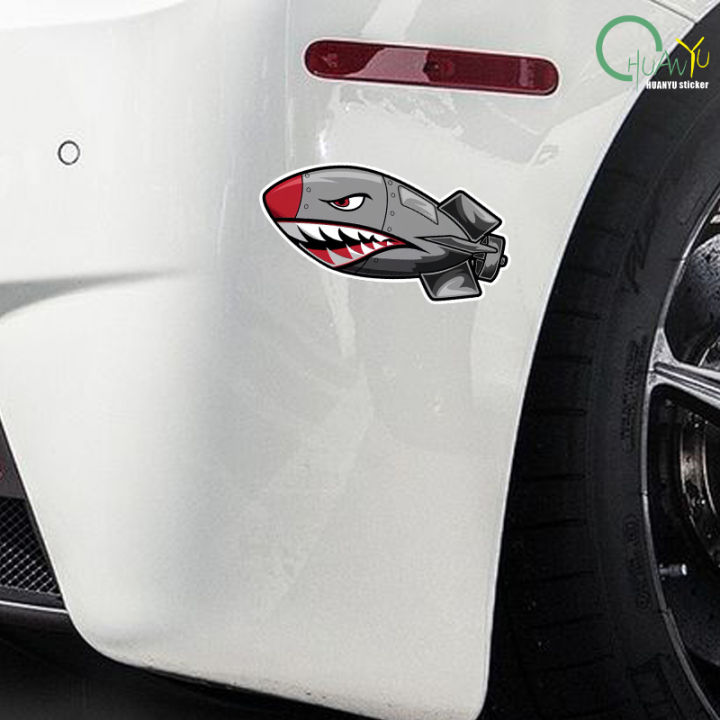 Interesting%20Bomb%20Flying%20Tiger%20Shark%20Mouth%20Car%20Stickers%20Windshield%20Bumper%20VAN%20Sunscreen%20Custom%20Printing%20Vinyl%20Decals%20Decorative%20-%20Image%204