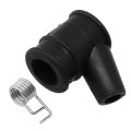 Spark Plug Cap Rubber Ignition Coil Cap Boot Cover Spring Replacment For 5mm HT Chainsaw Mower Blower Strimmer Parts Garden Tool. 