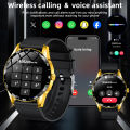 LIGE Smart Watch Sports Fitness Tracker Sleep Health Monitor Bluetooth Call Weather AI Voice Waterproof Luxury Men's Smartwatch.