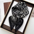 Luxury Floral Print Female Satin Neck Scarf Square Hair Scarves Foulard Head Band Shawls Wraps Neckerchief Bandana Women. 
