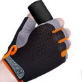 Half Finger Outdoor Cycling Anti Slip Anti Sweat Men Women Half Finger Gloves Breathable Anti Shock Sports Gloves. 