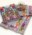 Ari balochi Galla daman  
Dupatta Ari balochi 4 side embroidery 
2 pc suit. 