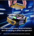Memo CX12 Magnetic Semiconductor Phone Cooler - RGB Radiator Cooling Fan for Mobile Gaming.